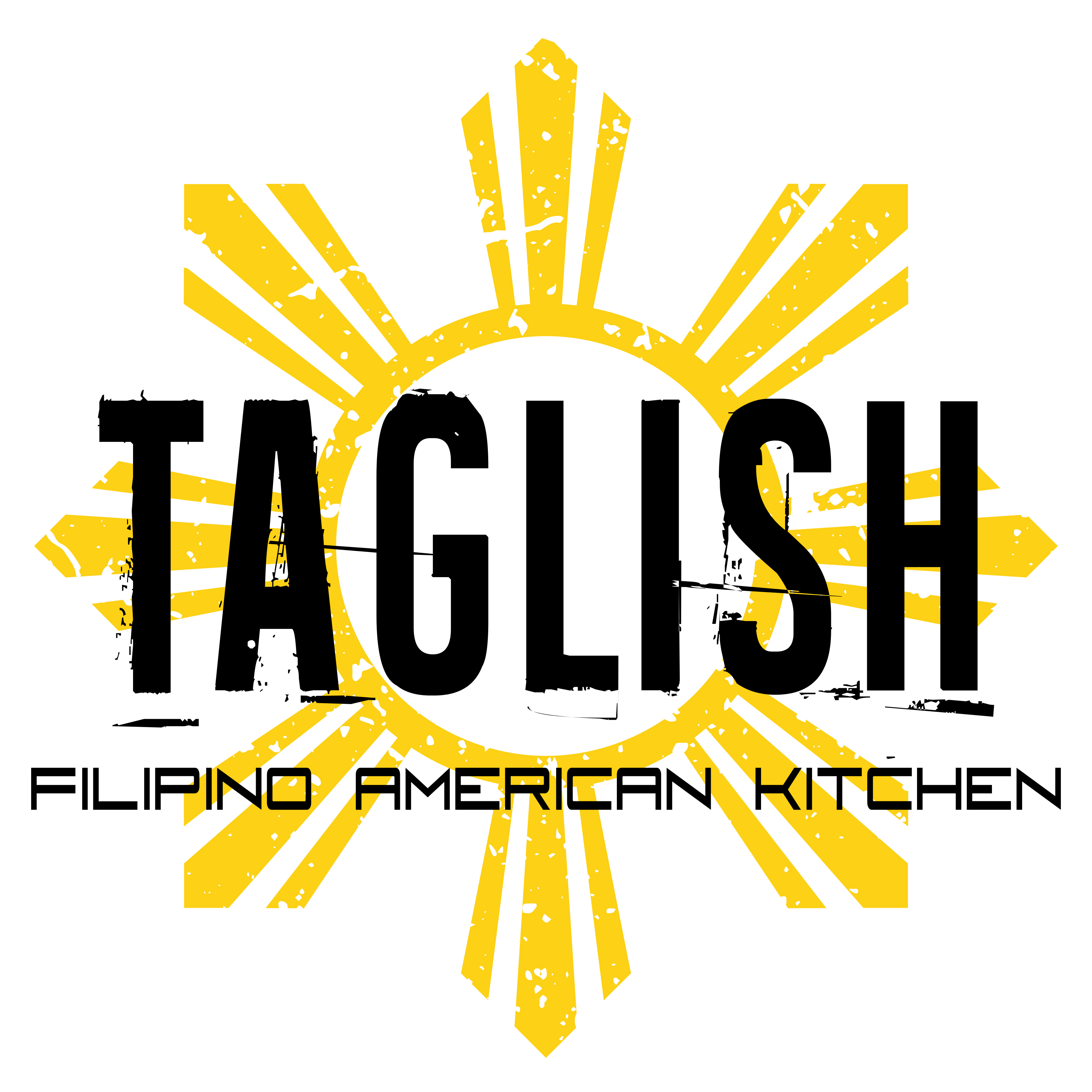 Taglish Filipino-American Kitchen Logo