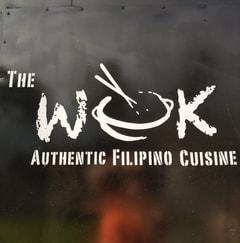 The Wok "Filipino Cuisine"  Logo